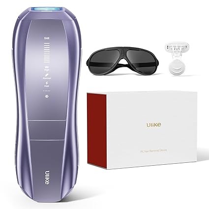 雷射除毛器 Air 10 IPL 除毛器 男女皆宜 60°F 冰冷接觸 雙燈 皮膚感應器和SHR 模式* 適用於家中幾乎無痛,有效且持久的脫毛。