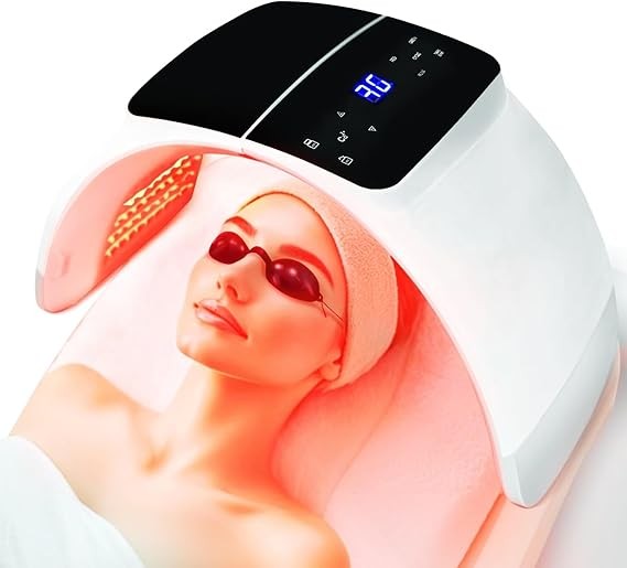 Red Light Therapy Mask, LED Light Therapy Equipment, Light Therapy Tool Skin Care Equipment at Home, Facial Neck Body Hand Beauty Mask