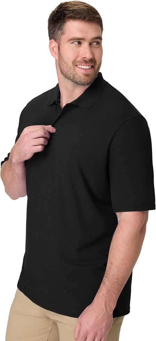 男款 X-Temp 短袖 Polo 衫，中磅數男款襯衫