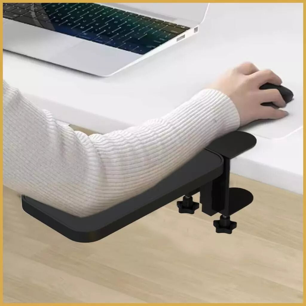 電腦扶手可調節臂托電腦桌延長器金屬護肘墊舒適扶手桌