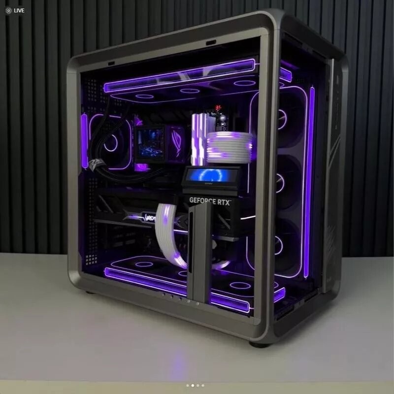 BO400高級海景房電腦主機9800X3D5080遊戲電競高質感臺式D