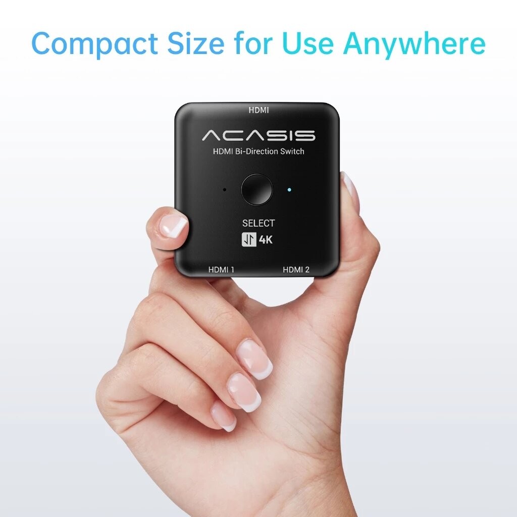 HDMI 切換器分配器 4K60hz雙向 HDMI 2.0 切換器 2 進 1 出,HDMI 分配器