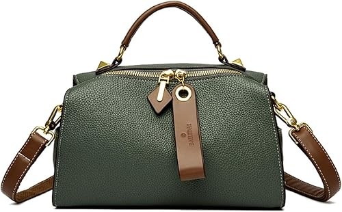 Bags for Women Shoulder Bags Faux Leather Handbag Dual Straps, Dual Directional Zipper Medium Purse with Top Handle