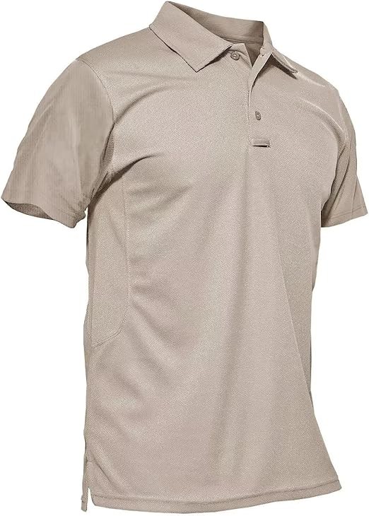 男款 Polo 衫 快乾 機能短袖 戰術襯衫 L