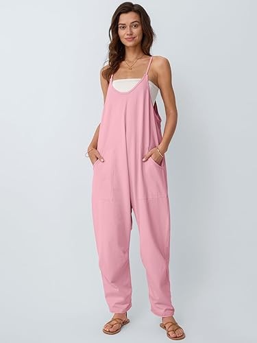 女款連身褲休閒夏季服裝連褲舒適海灘度假時尚工作服