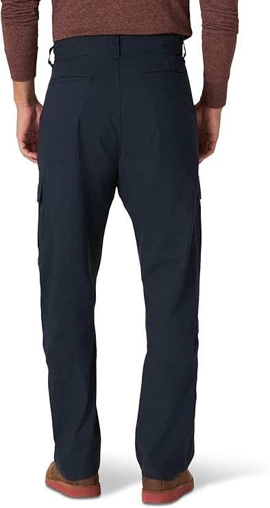 Wrangler Authentics Mens Relaxed Fit Stretch Cargo Pant