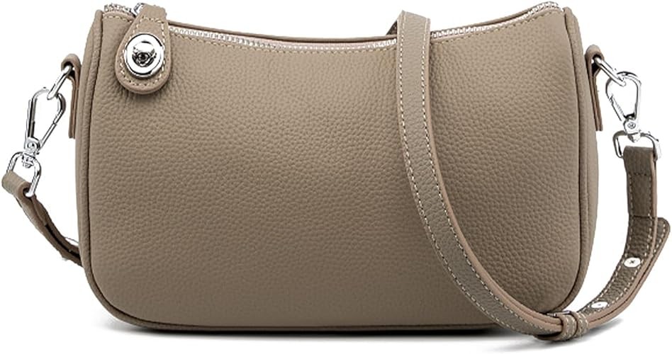Crossbody Bags for Women, Leather Shoulder Bag Cute Crossbody Purse with Removable Straps