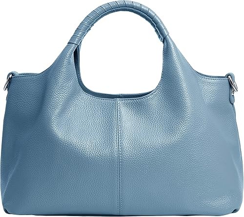 Genuine Leather Shoulder Bags Purses and Handbags for Women Satchel Designer Cross Body Hobo Medium Size Tote
