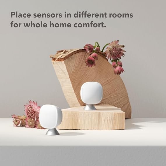 智慧型感測器 2 件組 - 舒適、安全、節能、溫度和佔用偵測 - 相容於 ecobee 家用恆溫器
