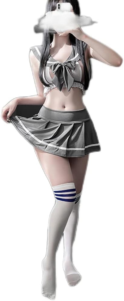 角色扮演女學生西裝日本內衣女制服誘惑性感透視圖M