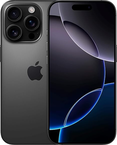 Apple iPhone 16 Pro Max,美國版,256GB,黑色鈦金屬 - 解鎖(翻新)