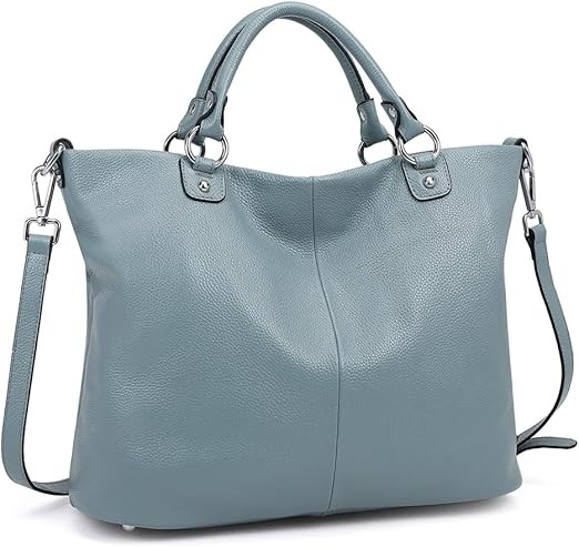 Women's Soft Leather Tote Bag, Top Satchel Purses and Handbags