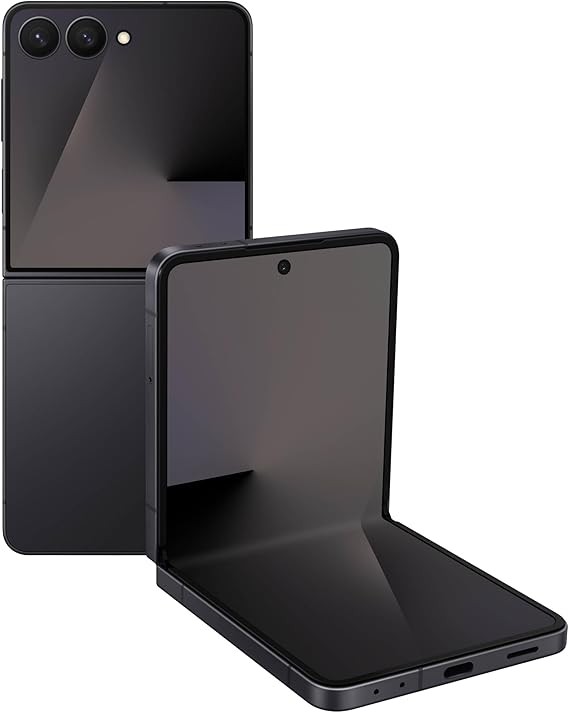 Samsung Galaxy Z Flip7 Cell Phone, 256GB AI Smartphone, Unlocked Android, high-res 50 MP Camera, Powerful Processor, Long Battery Life, 2025, US 1 Yr Manufacturer Warranty, Jet Black